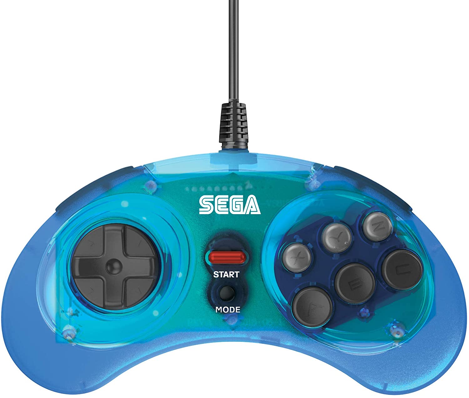 Retro Bit Sega Md 8 Button Usb Blue Gameplanet